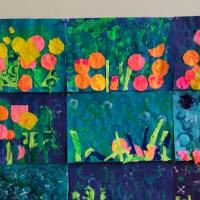 Painted Sea Collages - III